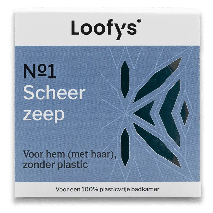 Loofys Scheerzeep Lemongrass, plasticvrij verpakt