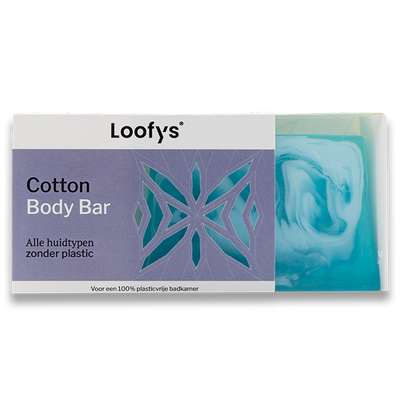 Loofys body bar in geur Cotton