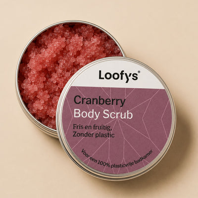 Loofys® body scrub 150 ml, natuurlijke scrub zonder microplastics