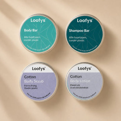 Loofys® Complete Mini Routine 30g — shampoo, body, lotion en scrub