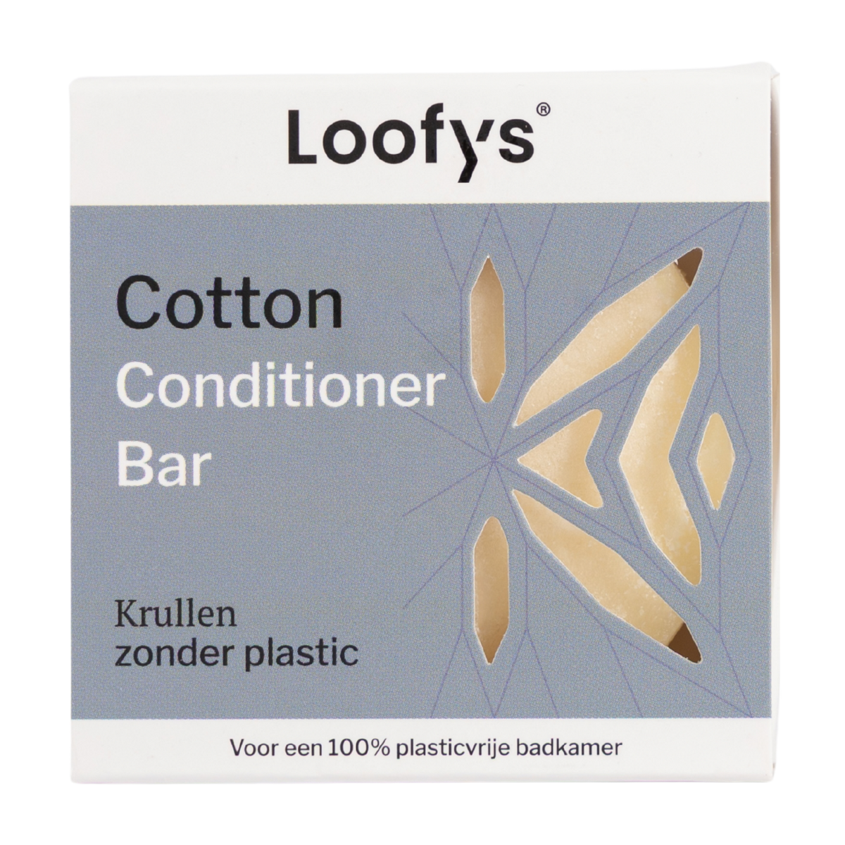 Loofys® Conditioner Bar Cotton – voorkant van de verpakking