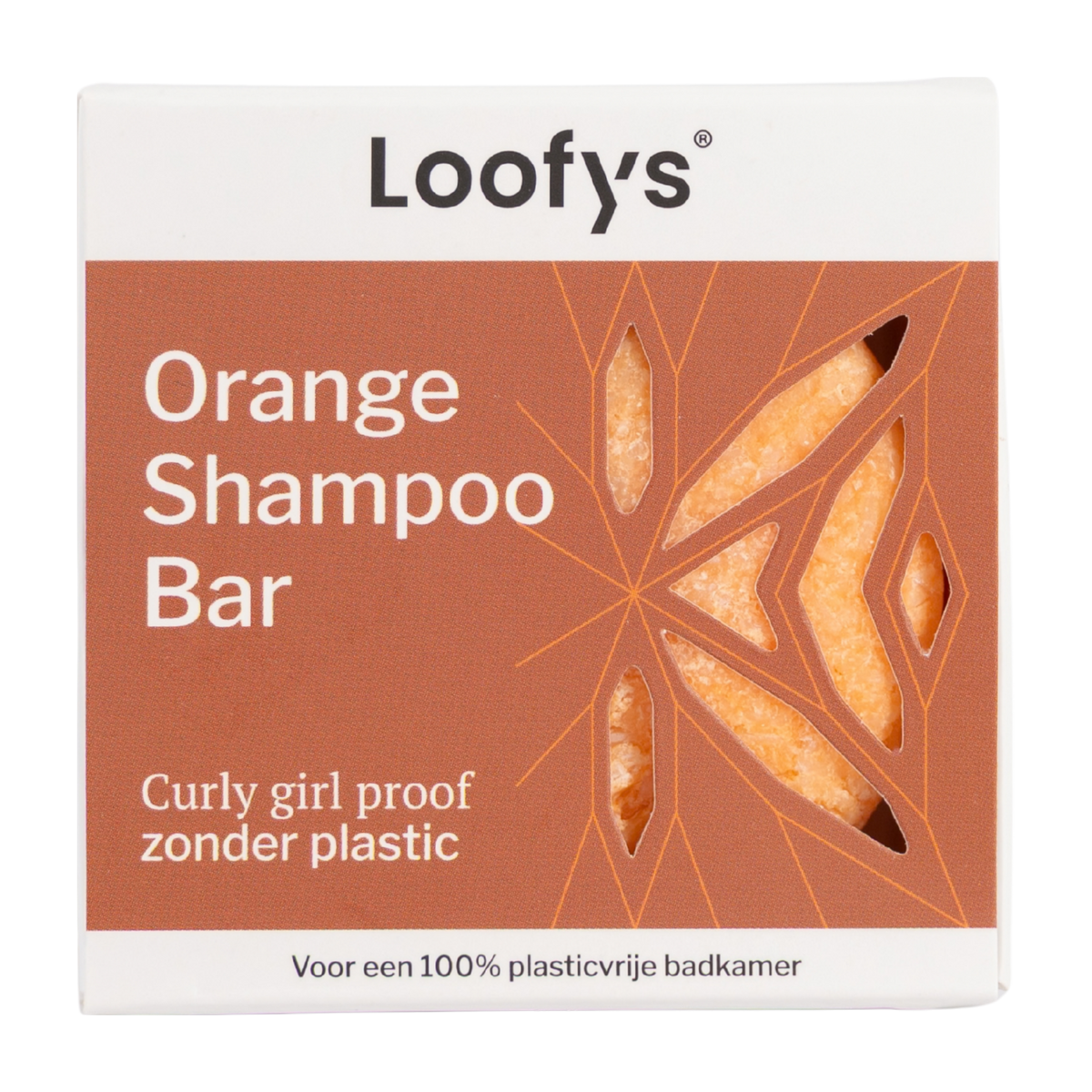Loofys® Curly Girl Shampoo Bar Orange – voorkant van de verpakking