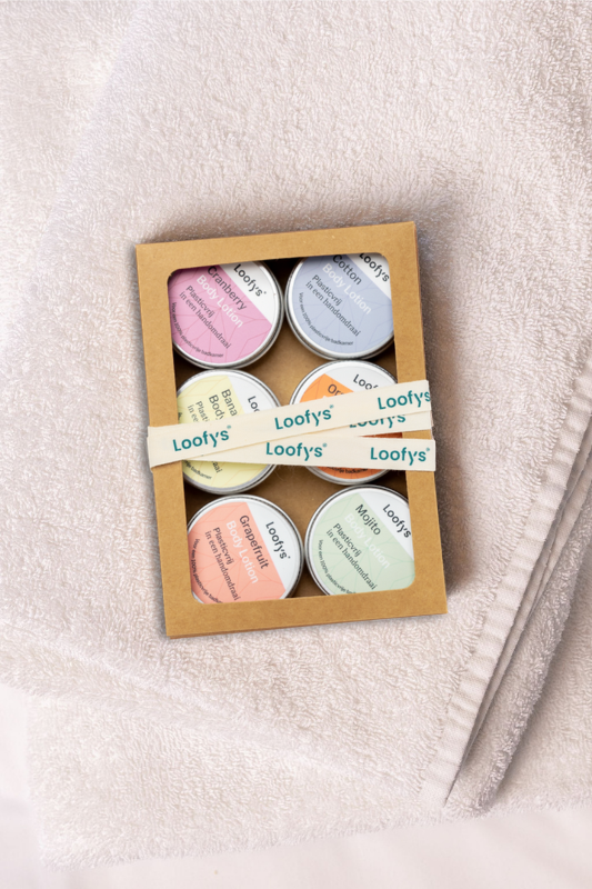 Loofys® Mini Verzorgingsset Cadeaubox — plasticvrij duurzaam cadeau
