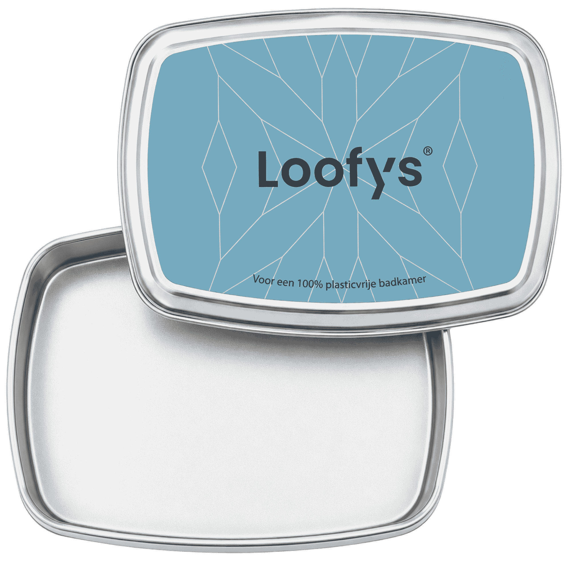 Loofys rechthoekig reisblikje