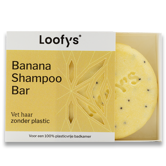 Loofys shampoo bar Banana