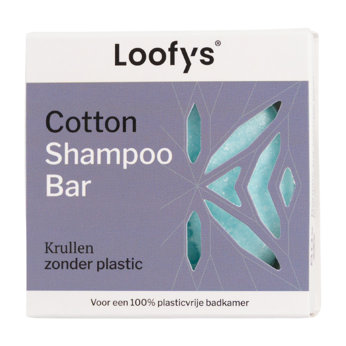 Loofys® Shampoo Bar Cotton – voorkant van de verpakking