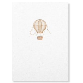 Luchtballon wenskaart