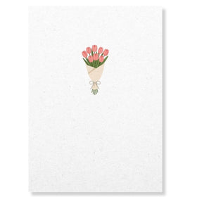 Tulpenboeket wenskaart