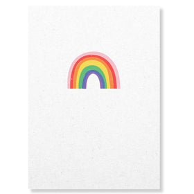 Regenboog wenskaart