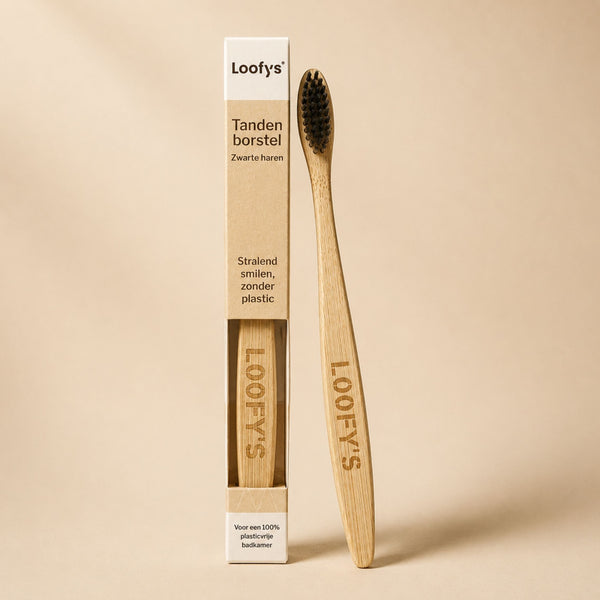 Loofys® bamboe tandenborstel, plasticvrij alternatief voor je mondverzorging