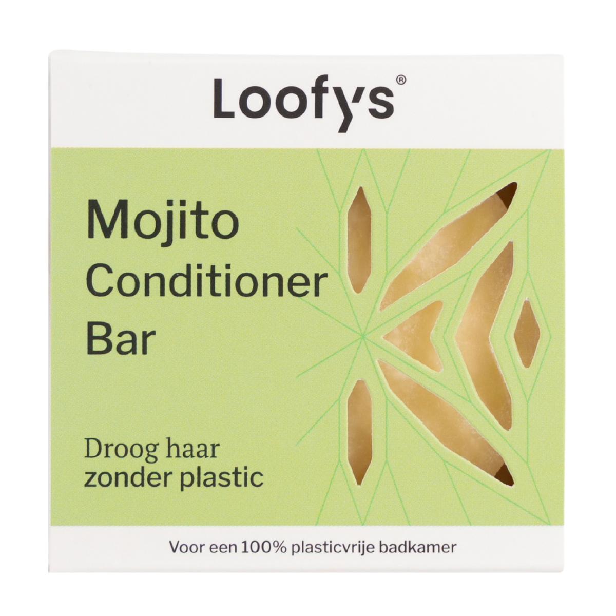 Loofys® Conditioner Bar Mojito – voorkant van de verpakking