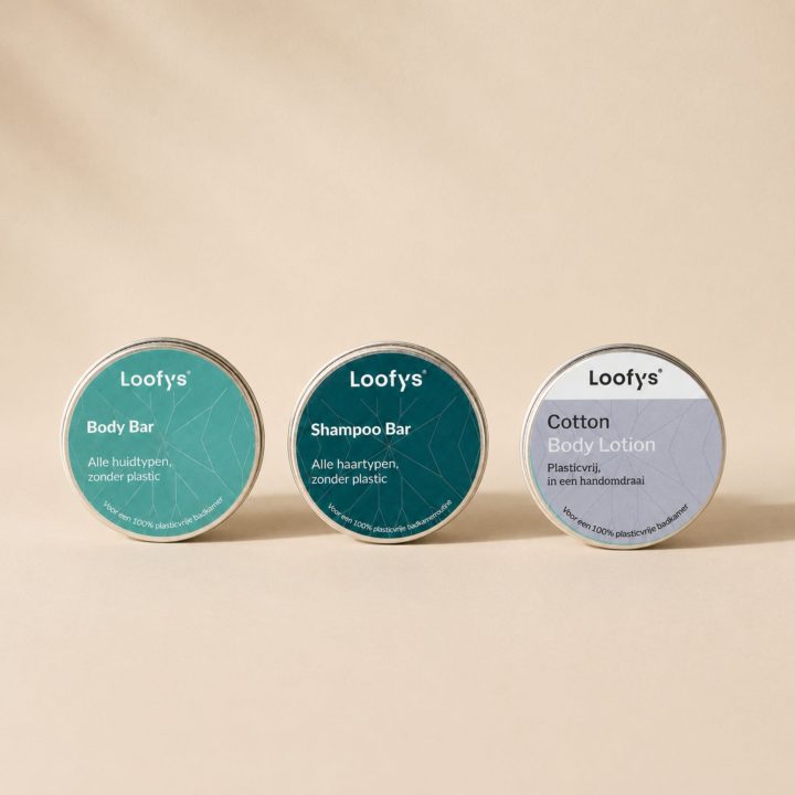 Loofys® Mini Routine 30g met shampoo bar, body bar en body lotion
