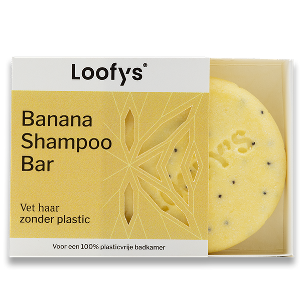 Loofys shampoo bar Banana