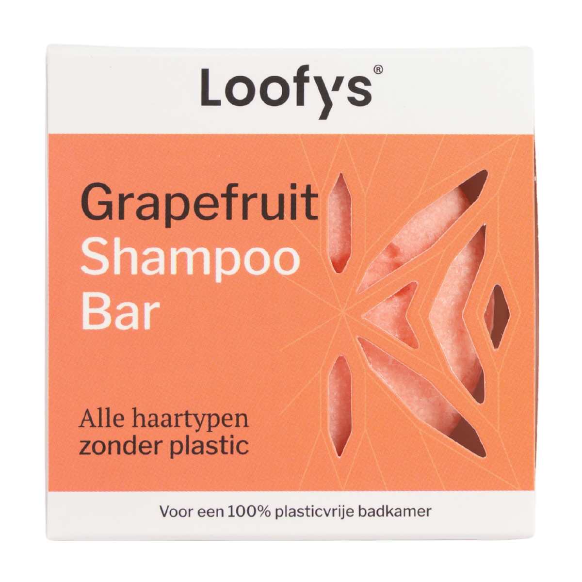 Loofys® Shampoo Bar Grapefruit – voorkant van de verpakking