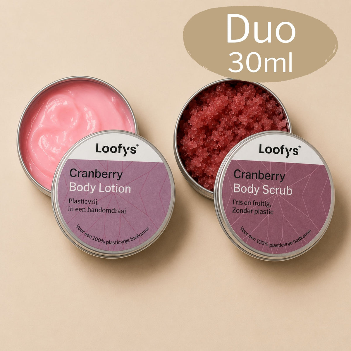 Verzorgingsduo 30ml – Body Lotion & Scrub
