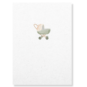Kinderwagen wenskaart