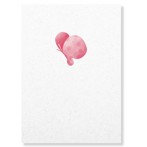 Loofys® wenskaart Vlinder, duurzame cadeaukaart op gerecycled papier